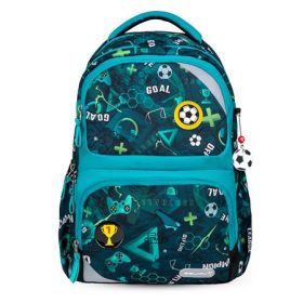   Iskolatáska, cipzáras, BELMIL "Maxi Pack Football Goal", foci