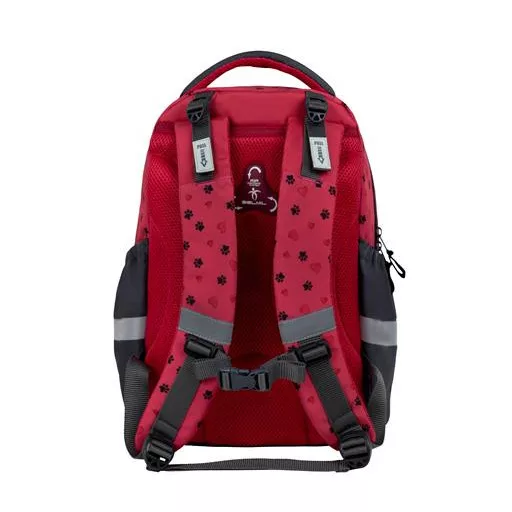 Iskolatáska, cipzáras, BELMIL "Leisure Plus Ladybug Girl", katicalány