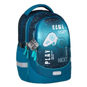   Iskolatáska, cipzáras, BELMIL "Leisure Plus Next Level", kontroller