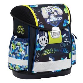   Iskolatáska, fémcsat, BELMIL "Classy Pixel Cube Game", pixel