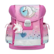   Iskolatáska, fémcsat, BELMIL "Classy Dream Hooves", lovacska