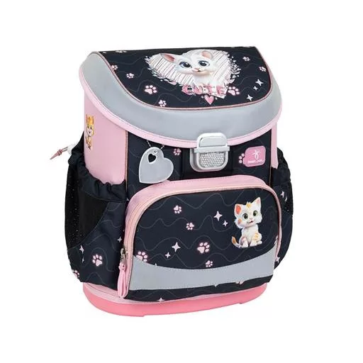 Iskolatáska, fémcsat, BELMIL "Mini-Fit Cute Kitten", cica
