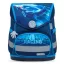 Iskolatáska, mágneszárral, BELMIL "Compact Racing Blue Neon", versenyautó