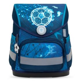   Iskolatáska, mágneszárral, BELMIL "Compact Footballers", foci