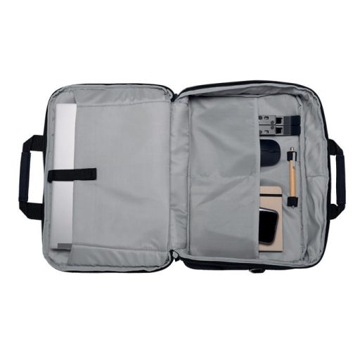 Notebook táska, 16", újrahasznosított anyagból, KENSINGTON "EQ Briefcase", fekete