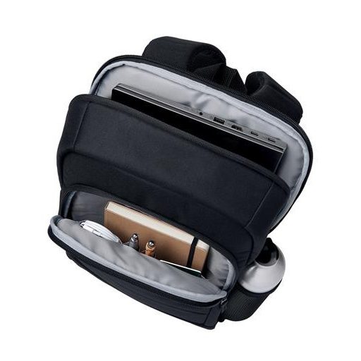 Notebook hátizsák, 14", újrahasznosított anyagból, KENSINGTON "EQ Backpack", fekete