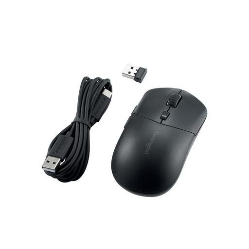 Egér, vezeték nélküli, optikai, BT, beépített tölthető akku, újrahasznosított műanyagból, KENSINGTON "MY430 EQ"