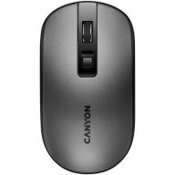   Egér, vezeték nélküli, optikai, tölthető, CANYON "MW-18", grafitszürke