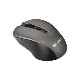   Egér, vezeték nélküli, optikai, USB, CANYON "MW-1", szürke