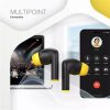 Fülhallgató, TWS vezeték nélküli, Bluetooth 5.4, CANYON "Hexagon 7", fekete-sárga