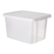   Tárolódoboz, tetővel, 26 l, áttetsző, CURVER "Essentials"
