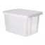Tárolódoboz, tetővel, 26 l, áttetsző, CURVER "Essentials"