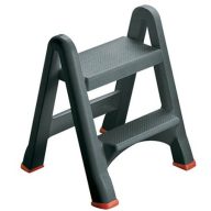 Összecsukható létra, 2 lépcsőfokos, műanyag, CURVER