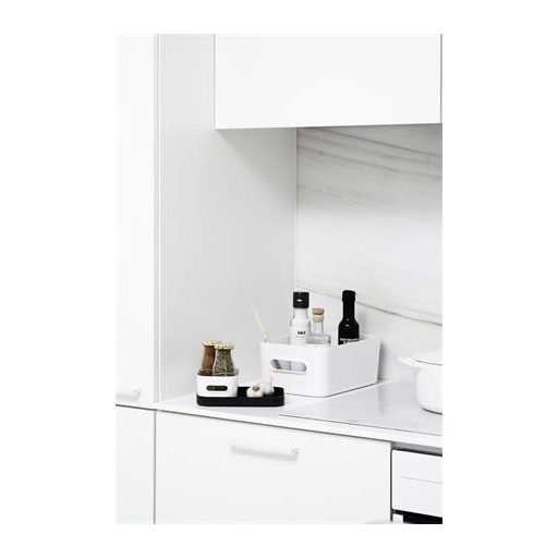 Műanyag tárolódoboz, 5,3 liter, SMARTSTORE "Compact M", fehér