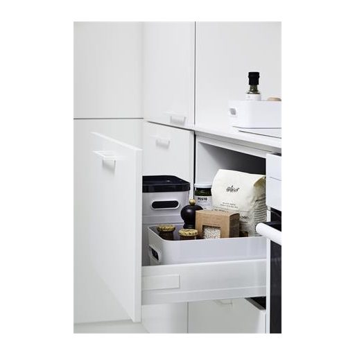 Műanyag tárolódoboz, 15,4 liter, SMARTSTORE "Compact L", fehér