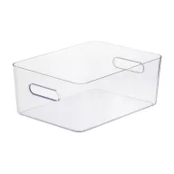   Műanyag tárolódoboz, 15,4 liter, SMARTSTORE "Compact Clear L", átlátszó
