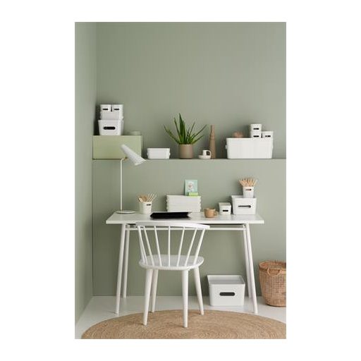 Műanyag tárolódoboz, 0,6 liter, SMARTSTORE "Compact Mini", fehér