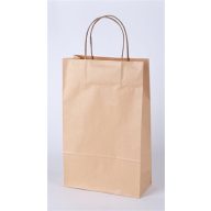 Bortartó papírtasak, 2-es, sodortfüles, natúr