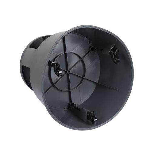 Gurulós polipropilén zsámoly, WEDO, sötétszürke