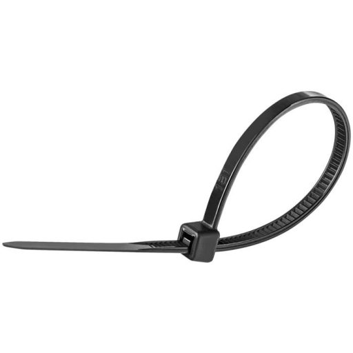 Kábelkötegelő, gyorskötöző, 2,5x100mm, DONAU "Tech", fekete