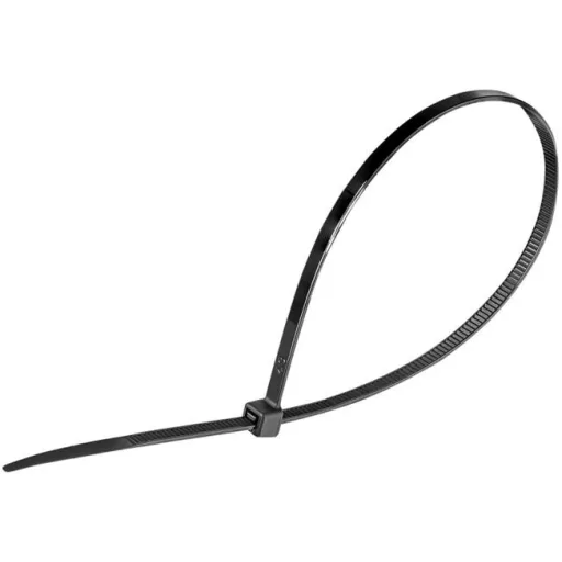 Kábelkötegelő, gyorskötöző, 4,8x300mm, DONAU "Tech", fekete