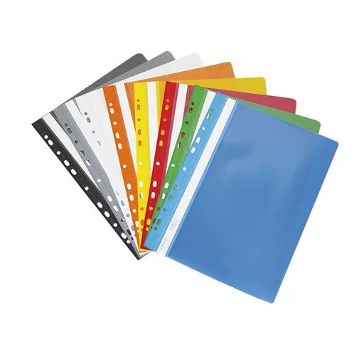 Gyorsfűző, lefűzhető, PVC, A4, DONAU, fekete