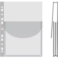   Katalógustartó genotherm, lefűzhető, A4, 170 mikron, víztiszta, 27 mm, DONAU