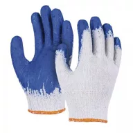   Védőkesztyű, textil, DONAU "Safety", 10/XL, kék