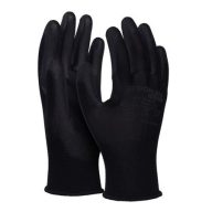   Szerelőkesztyű, PU, DONAU "Safety", 10/XLméret, fekete