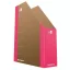 Iratpapucs, karton, 80 mm, DONAU "Life", neon rózsaszín