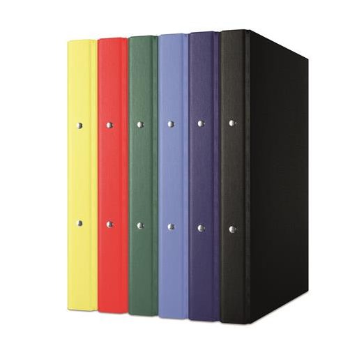 Gyűrűs könyv, 2 gyűrű, 35 mm, A4, PP/karton, DONAU, fekete