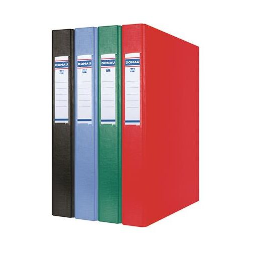 Gyűrűs könyv, 2 gyűrű, 40 mm, A4, PP/karton, DONAU, kék