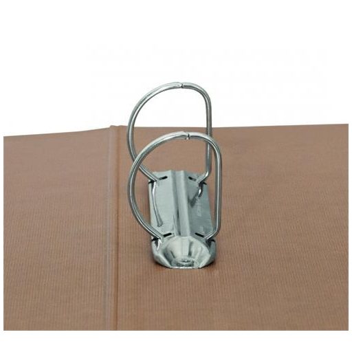 Gyűrűs könyv, 2 gyűrű, D alakú, 50 mm, A4, karton, DONAU "Life", neon kék