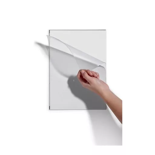 Infokeret, mágneses háttal, A4, DURABLE, átlátszó