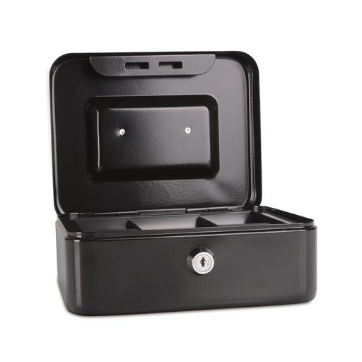 Pénzkazetta, 20x16x9 cm, DONAU, fekete