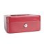 Pénzkazetta, 20x16x9 cm, DONAU, piros
