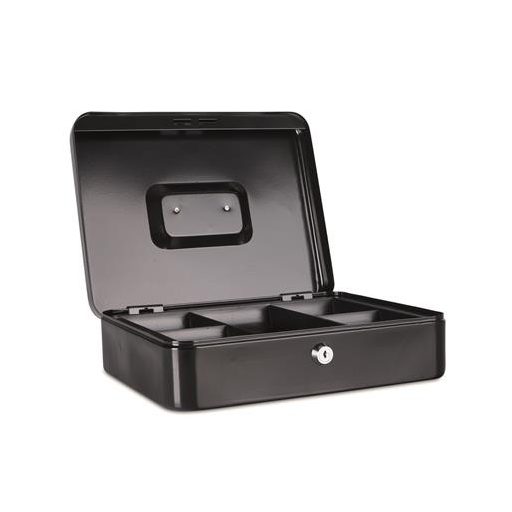 Pénzkazetta, 30x24x9 cm, DONAU, fekete
