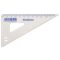 Háromszög vonalzó, műanyag, 60°, 12 cm, DONAU