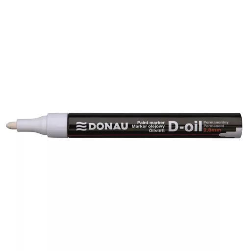 Lakkmarker, 2,8 mm, M, DONAU "D-oil", fehér