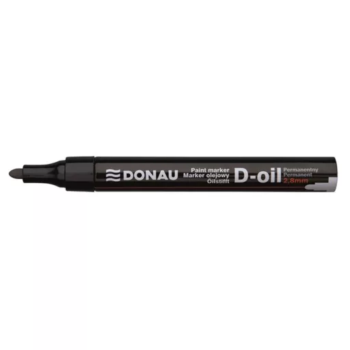 Lakkmarker, 2,8 mm, M, DONAU "D-oil", fekete