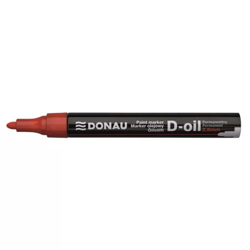 Lakkmarker, 2,8 mm, M, DONAU "D-oil", piros