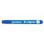 Táblamarker, 2-4 mm, kúpos, DONAU "D-signer B", kék