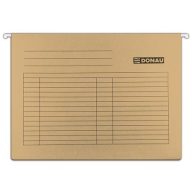 Függőmappa, karton, A4, DONAU, barna