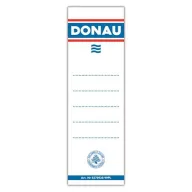   Cserecímke, iratrendezőhöz, öntapadó, 54x153 mm, DONAU, fehér
