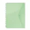 Irattartó tasak, A4, PP, patentos, lefűzhető, DONAU, zöld