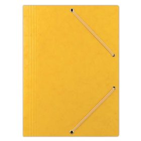   Gumis mappa, prespán, A4, DONAU "Premium", citromsárga