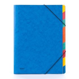 Előrendező, A4, 9 részes, karton, DONAU, kék