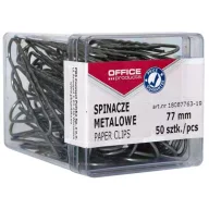 Gemkapocs, 77 mm, OFFICE PRODUCTS, ezüst