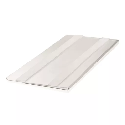 Logisztikai zseb, 210x74 mm, fekvő, DURABLE "HARD COVER", öntapadó csíkkal, átlátszó