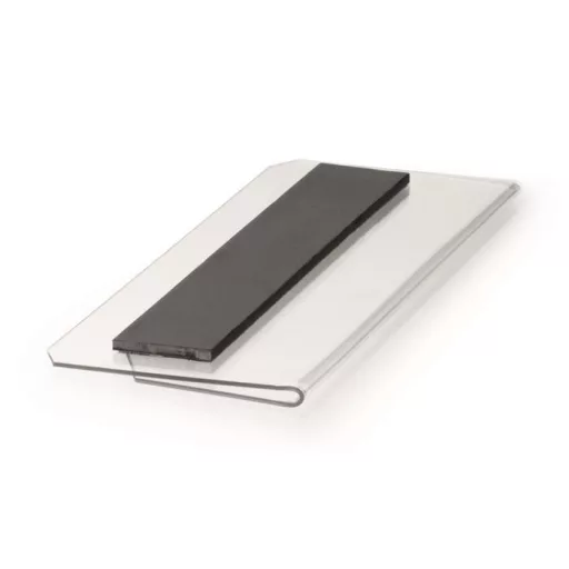 Logisztikai zseb, 100x38 mm, fekvő, DURABLE, mágneses, átlátszó